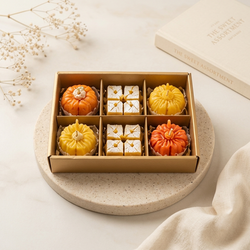Assorted Mithai Candle Box — Cozywick hand-poured soy candle, made in India
